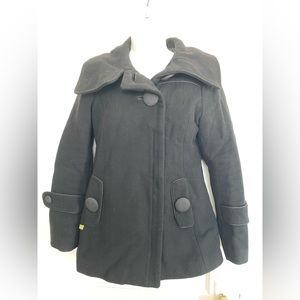SOLD Soia & Kyo Black Wool Coat Small Like New